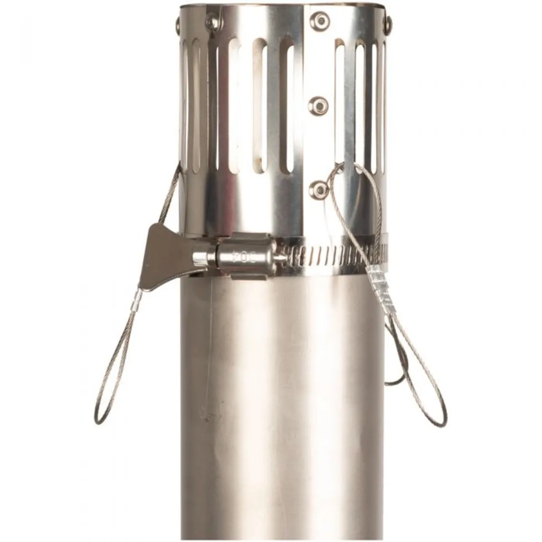 Titanium Wood Burning Tent Stove With 10' Chimney
