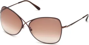 Tom Ford FT0250 Colette Cateye Sunglasses for Women   BUNDLE with Designer iWear Eyewear Care Kit