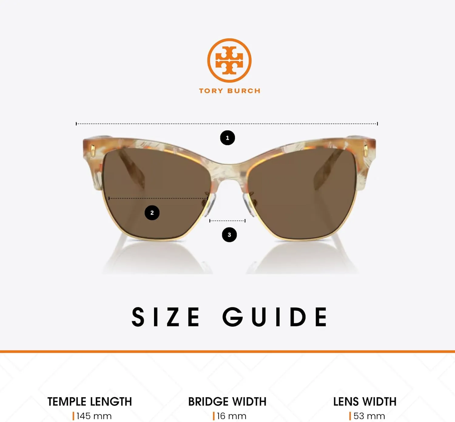 Tory Burch TY7199 Cat Eye Sunglasses for Women   BUNDLE With Designer iWear Complimentary Eyewear Kit