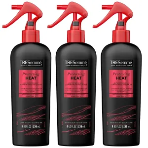 TRESemmé Heat Protection Spray for Hair, 3-Pack – Vitamin-Enriched Anti-Frizz Hair Products, 8 Oz Ea