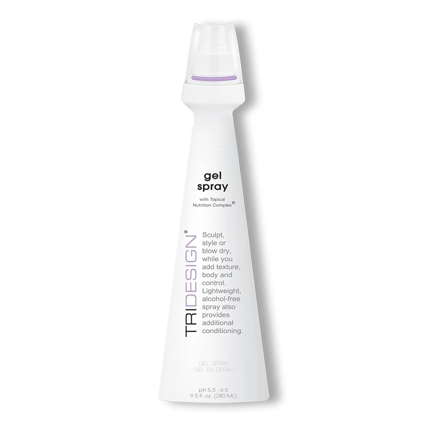 TRI Design Gel Spray - Flexible Styling Gel for All Hair Types, Volumizing, Curl Defining & Texturizing Natural Sea Salt Spray - 9.5 Oz