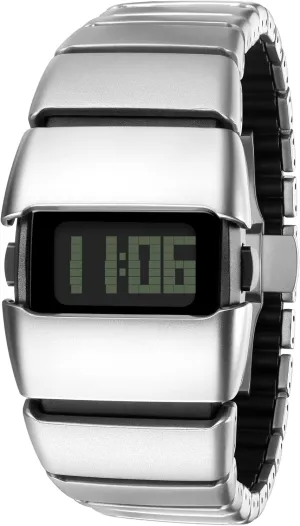 Unique Metal Wristwatch, Stainless Steel Men's Digital Watches,Y2K Watches for Men,3ATM Waterproof