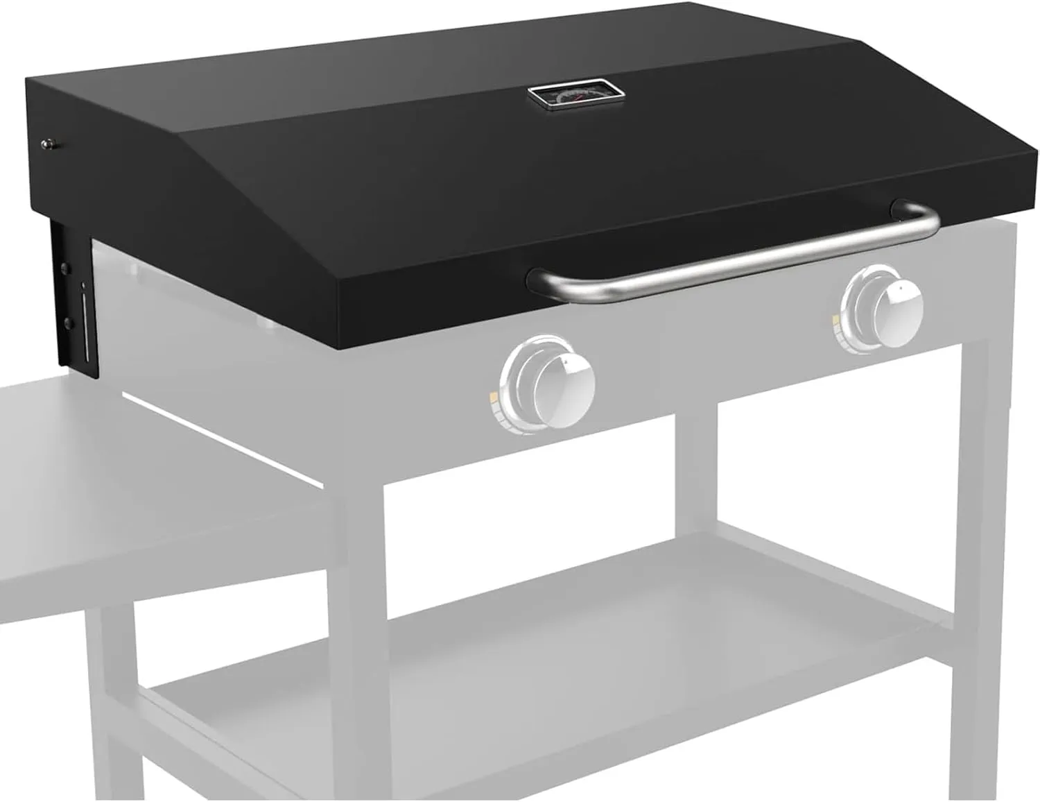 Upgrade Hinged Lid w/Thermometer for Blackstone 28'' Griddle Hard Cover Flat Top Lid for Blackstone 1517 1605 1853 1856 1839 2145 1803 1885 1983 1924 2094 28" Blackstone Griddle Cover