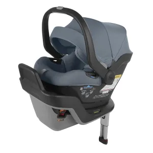 UPPAbaby Mesa Max Infant Car Seat/Base with Load Leg and Robust Infant Insert Included/Innovative Safety Features   Simple Installation/Direct Stroller Attachment/Gregory (Blue Mélange)