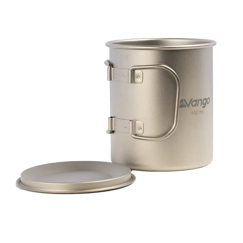 Vango Titanium Single Walled 450ml Mug Titanium