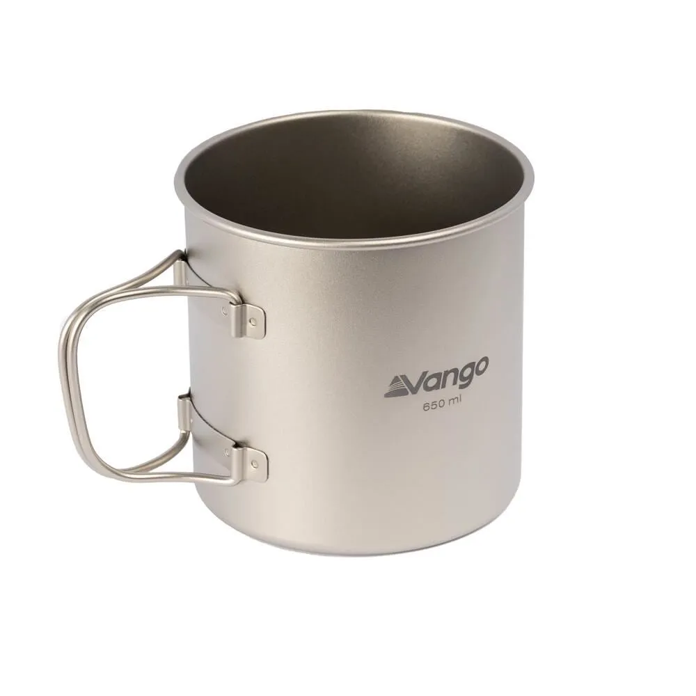 Vango Titanium Single Walled Mug 650ml Titanium