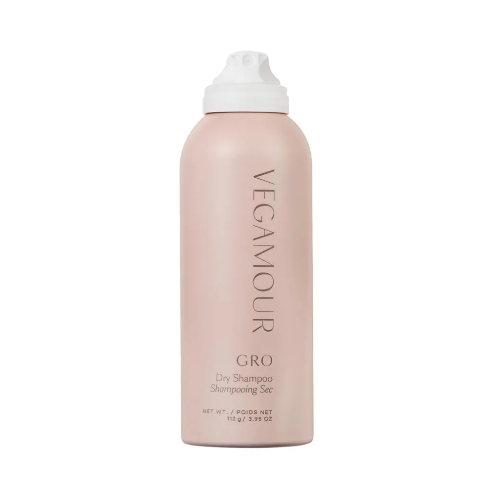 VEGAMOUR GRO Dry Shampoo, Volumizing Dry Shampoo Spray Formulated Without Benzene, Supports Thicker Fuller Looking Hair, Natural Citrus Scent