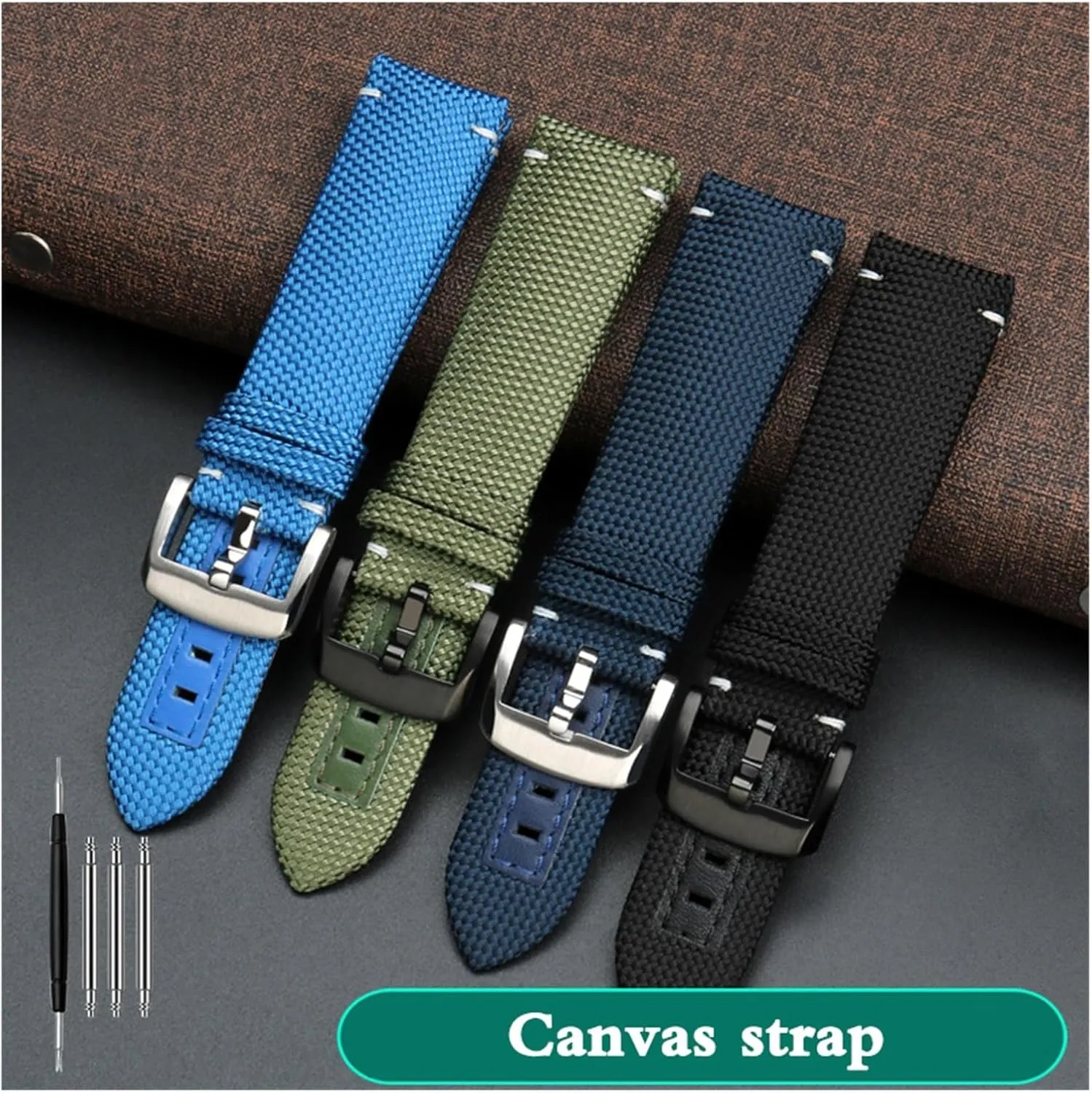 VELORE 22mm Nylon Waterproof Watchband for Mido M026.629/430 Ocean Star M042.430 Replacement Bracelet Band Men's Accessories