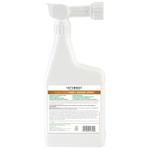 Vet’s Best Natural Flea   Tick Yard & Kennel Spray
