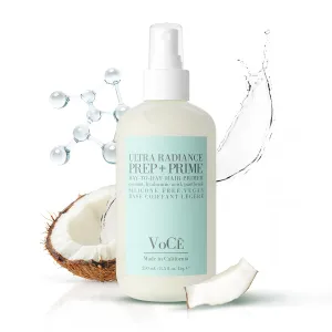 VoCÊ Haircare – Vegan Prep   Prime Blowout Spray | Shine, Style Retention, Heat Protection, Hydrating, Anti-Frizz, Non-Toxic, Cruelty-Free, Vegan Haircare (8.5 oz | 250 ml)