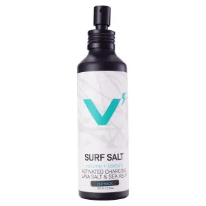 VOLT Surf Sea Salt Spray for Hair & Beard – Natural Volumizing & Texturizing Spray with Activated Charcoal, Kaolin & Sea Kelp – Aerosol-Free, Travel-Size, Aluminum Bottle - Outback, 5 Fl Oz (150ml)