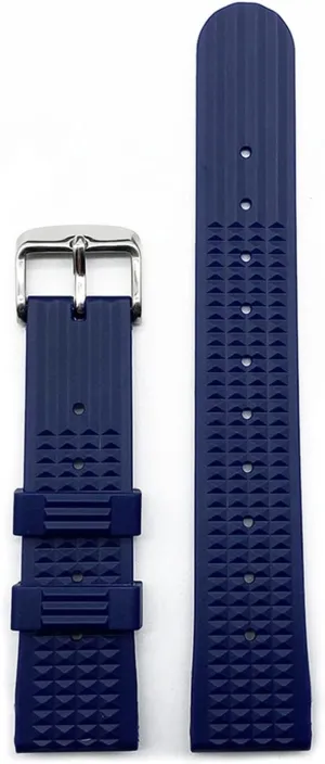 Waffle Watch Strap 20mm 22mm Diving Waterproof Silicone Watch Band