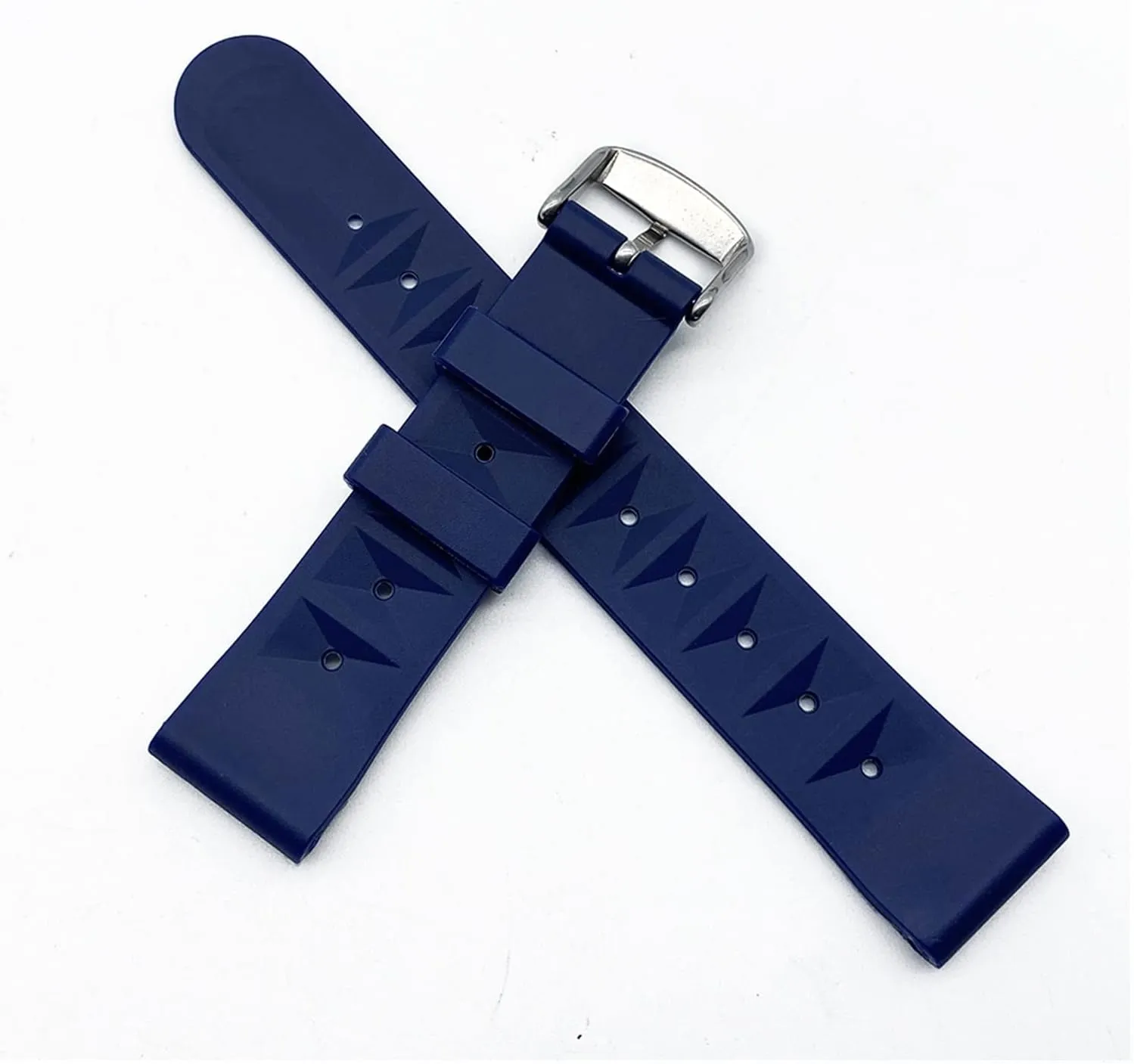 Waffle Watch Strap 20mm 22mm Diving Waterproof Silicone Watch Band