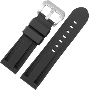 Watch Strap for PANERAI Wristwatch Straps Silicon Rubber Watch Band Replacement with Tool Accessories