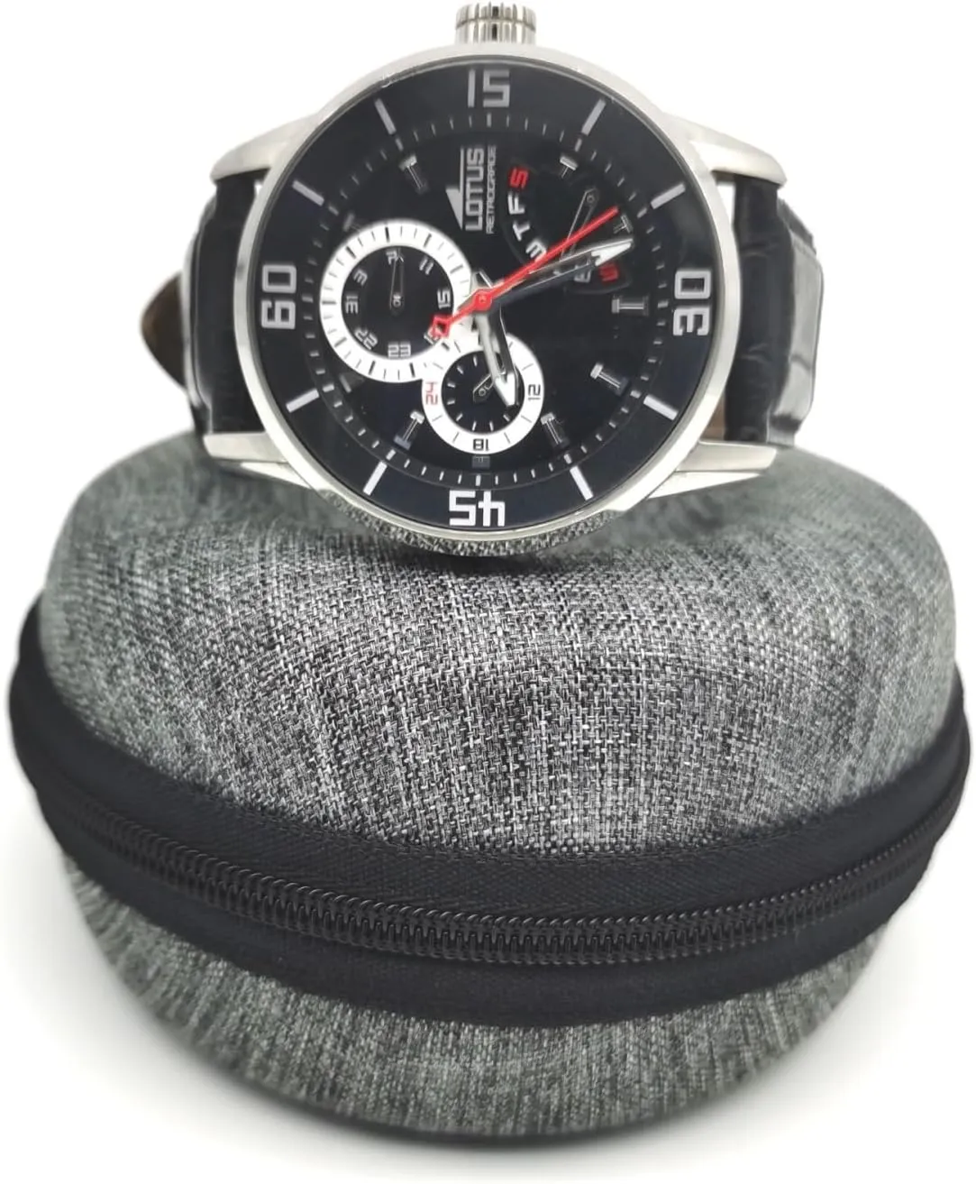 Watch Travel Case – Zipper Case Storage And Organizer For Men And Women, Portable Watch Organizer Waterproof Watch Box Fits All Wristwatches & Smart Watches Up To 50mm(Grey)