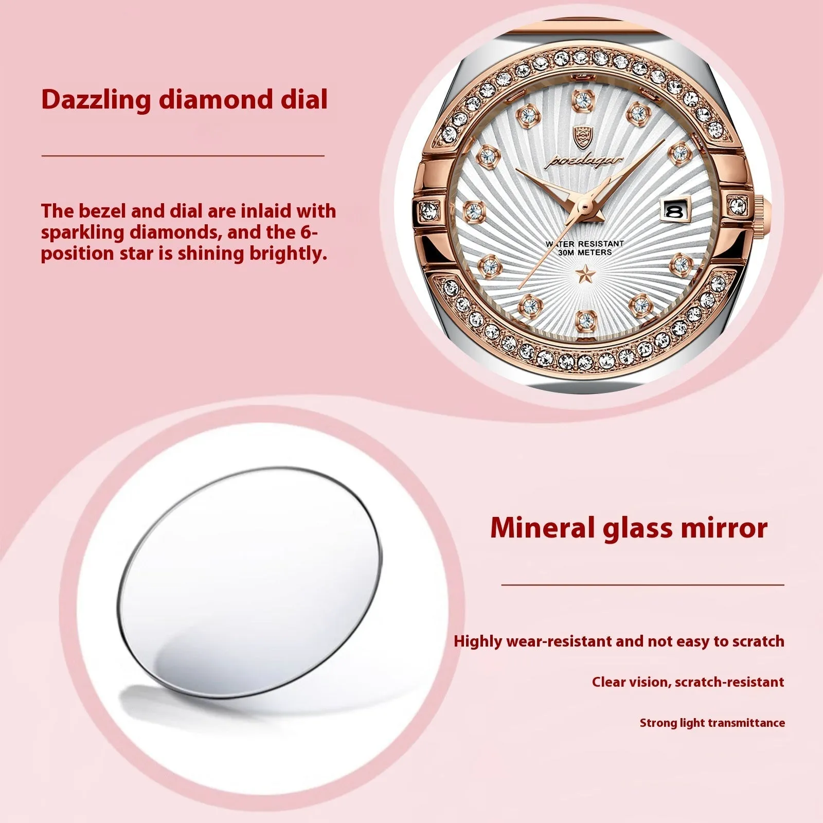 Waterproof Luminous Ultra-thin Watch