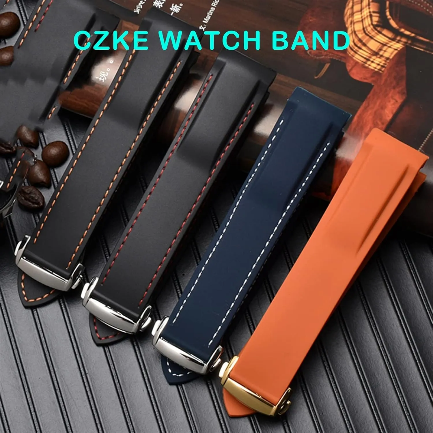 Waterproof Silicone Watch Band For Omega Comas Strap Meidus Rudder Rubber Watch Strap 22mm