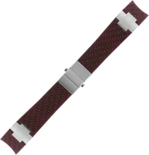 Waterproof Watch Band For Ulysse Nardin Silicone Rubber Watchstrap Sports Wrist Bracelets Replacement Watch Accessories Parts