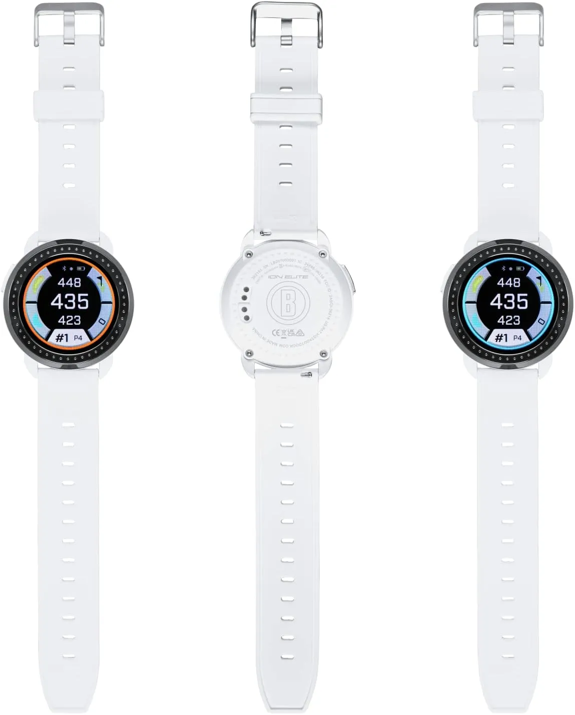 Wearable4U - Bushnell iON Elite White Golf GPS Watch with Cloth Bundle