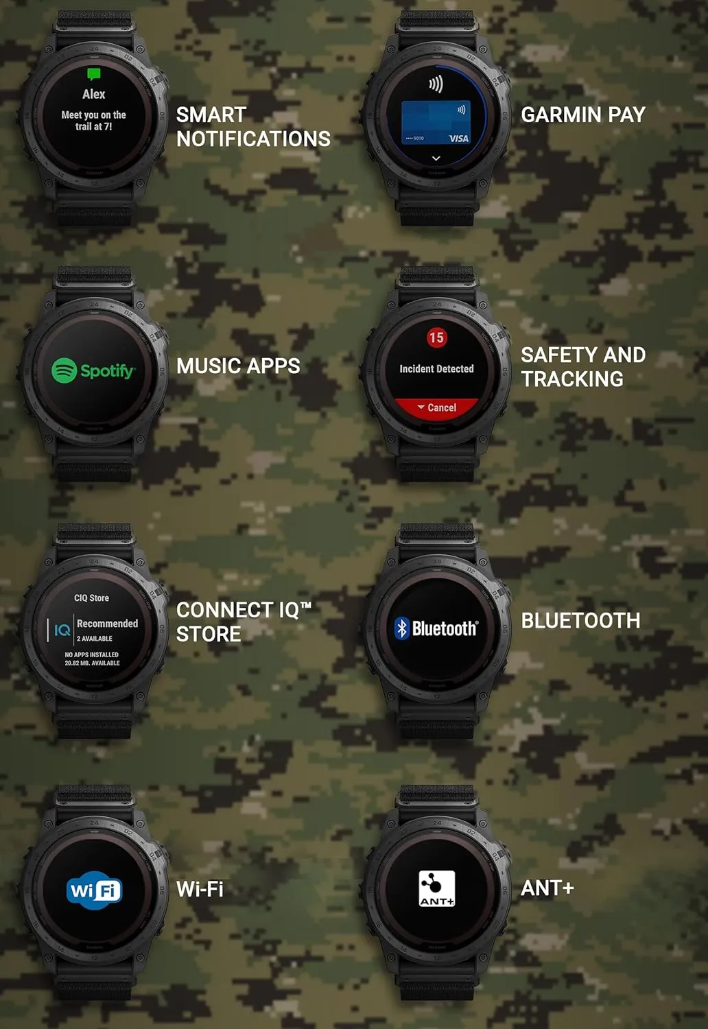 Wearable4U - Garmin tactix 7 Pro GPS Tactical Smartwatch with Bundle (tactix 7 Pro, Black Earbuds)