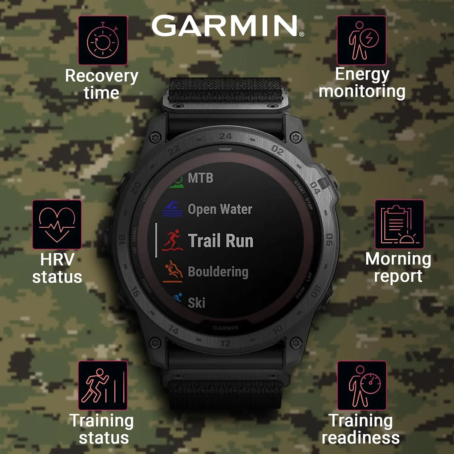 Wearable4U - Garmin tactix 7 Pro GPS Tactical Smartwatch with Bundle (tactix 7 Pro, Black Earbuds)