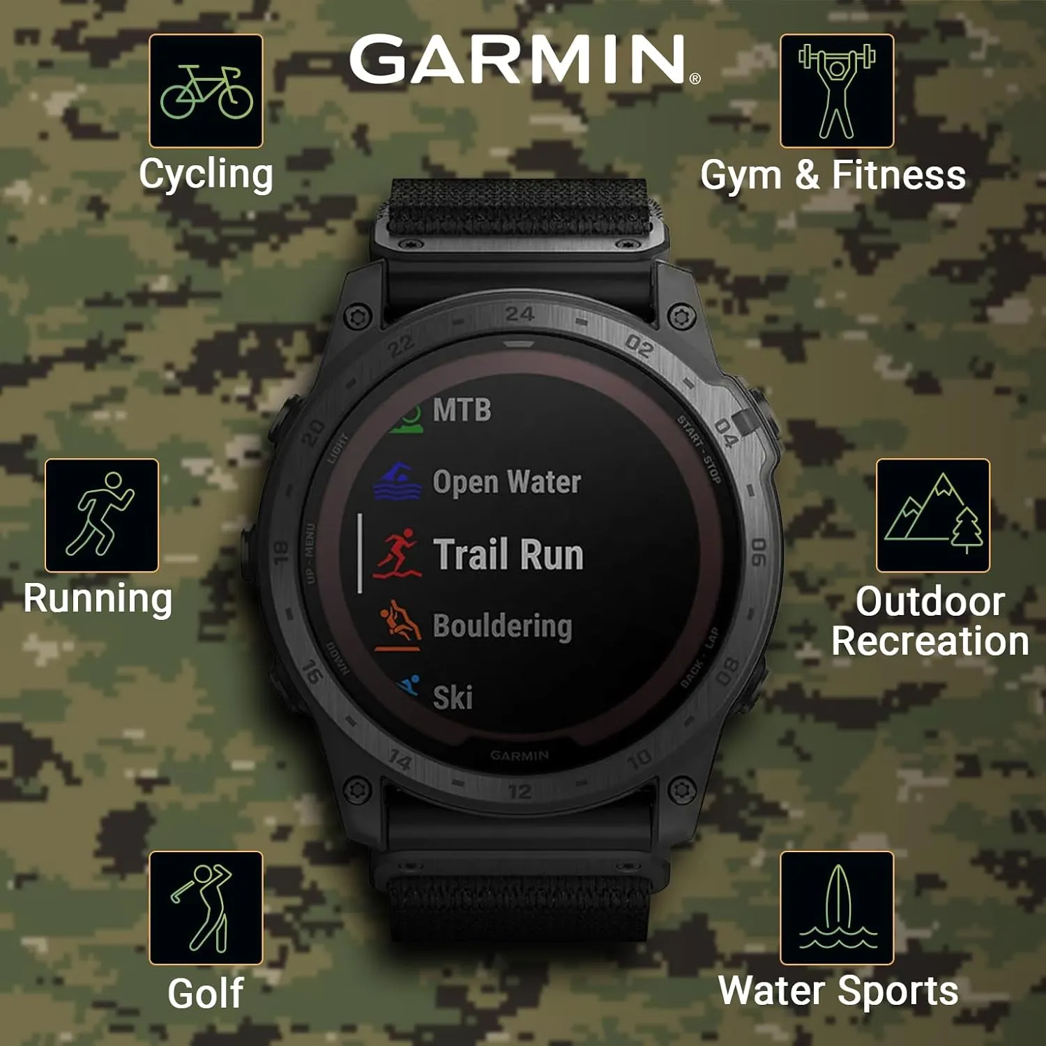 Wearable4U - Garmin tactix 7 Pro GPS Tactical Smartwatch with Bundle (tactix 7 Pro, Black Earbuds)