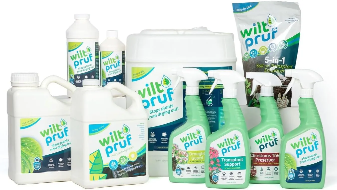 Wilt-Pruf® Concentrate | Organic Plant Protector | Professional-Grade Moisture Retention | 1 Gallon (128 oz)