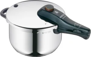 WMF Perfect Pressure Cooker 4.5L with Insert Ø 22 cm Made in Germany Inside Scale Cromargan® Stainless Steel Suitable for Induction Hobs