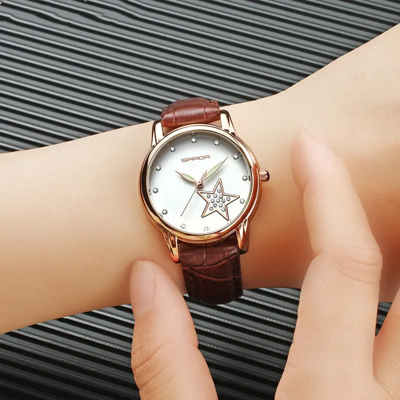 Women's fashion Waterproof quartz watch