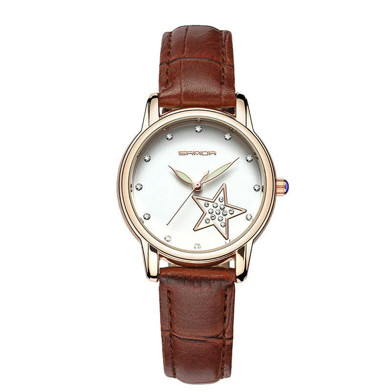 Women's fashion Waterproof quartz watch