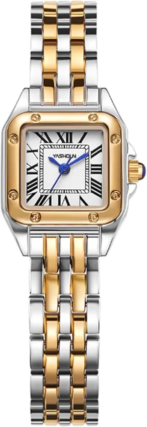 Women's Temperament Square Dial Waterproof Quartz Watches