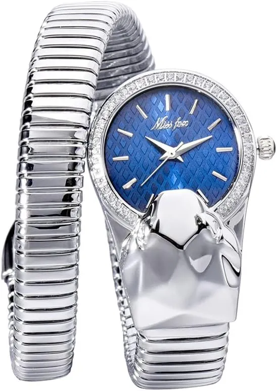 Women's Watch Light Luxury Snake Shaped Watches Fashionable Personalized Bracelet Clock Stainless Steel Does Not Fade