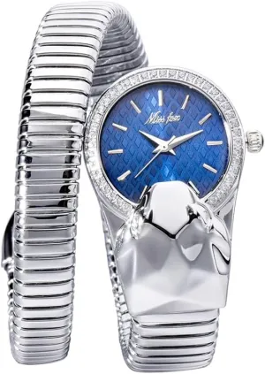 Women's Watch Light Luxury Snake Shaped Watches Fashionable Personalized Bracelet Clock Stainless Steel Does Not Fade