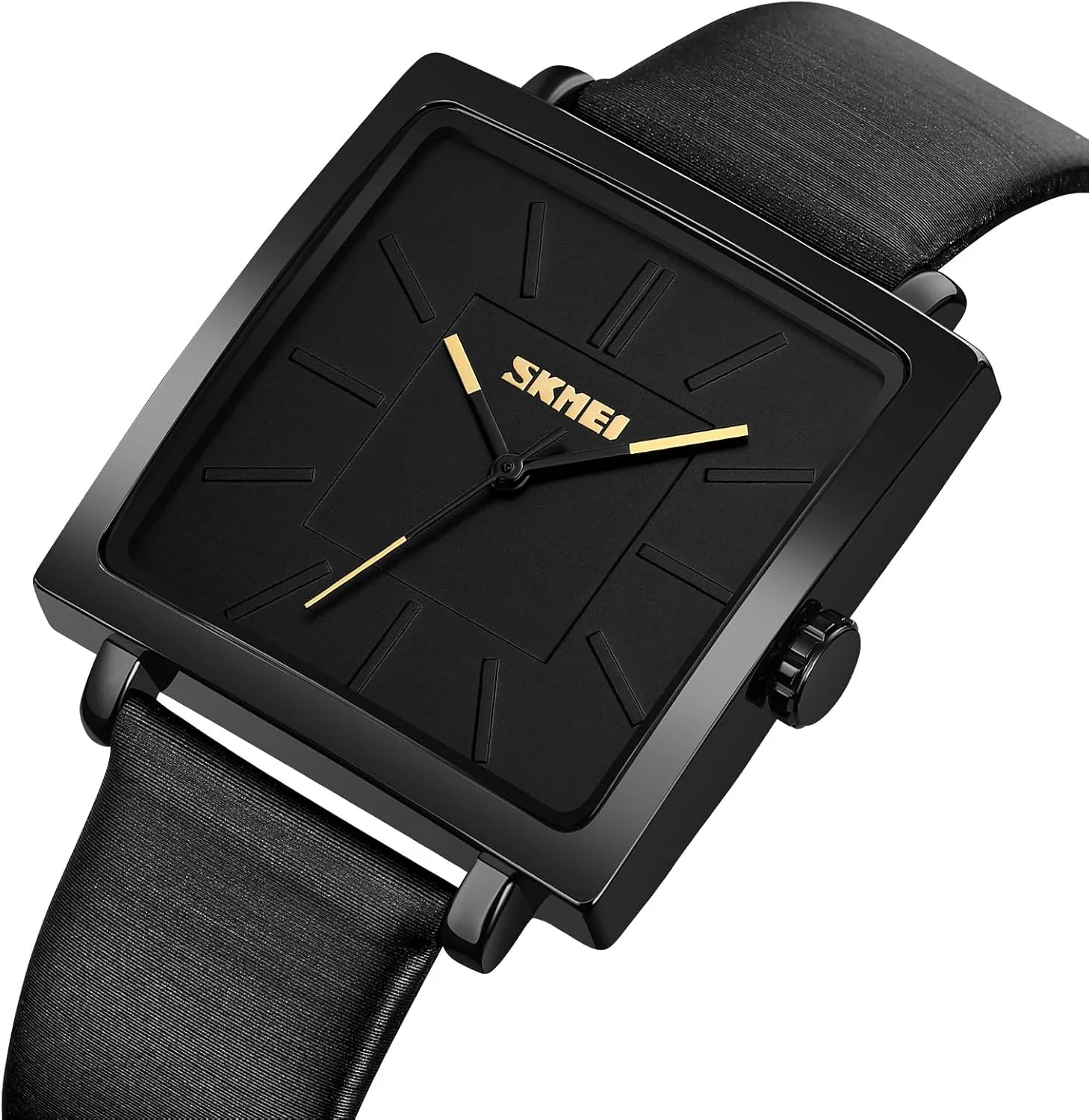 Women's Waterproof Leather Watch - Quartz Wrist Watch for Small Wrists, Thin Design