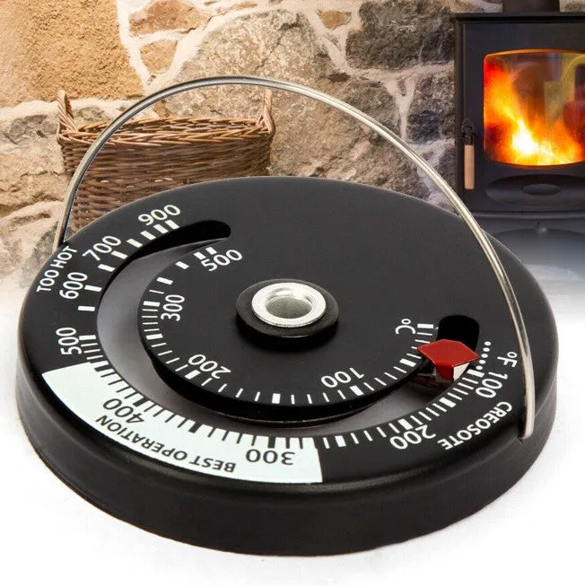 Woodburning Stove Pipe Thermometer / Heat Gauge