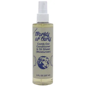 Worlds of Curls Comb-Out Conditioner & Oil Sheen - Extra Dry Hair 8oz