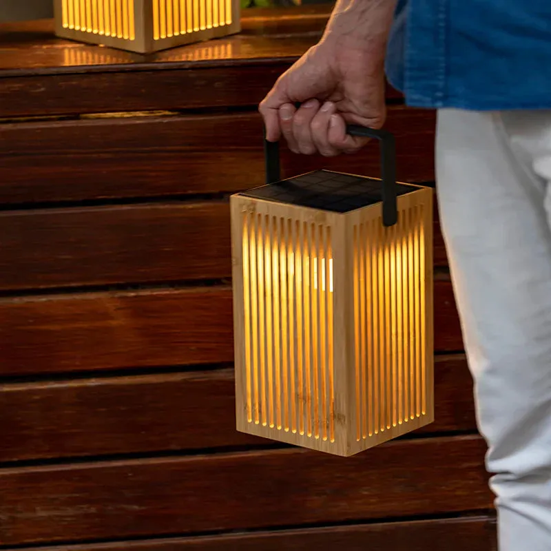 x3 Okinawa Solar Bamboo Lanterns