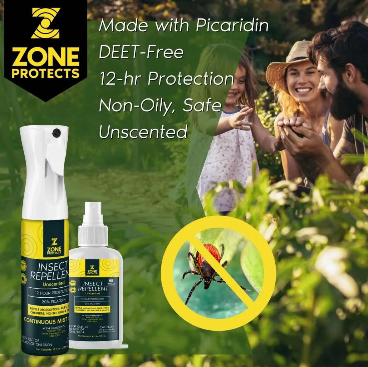 Zone Protects Unscented 10oz Mistosol