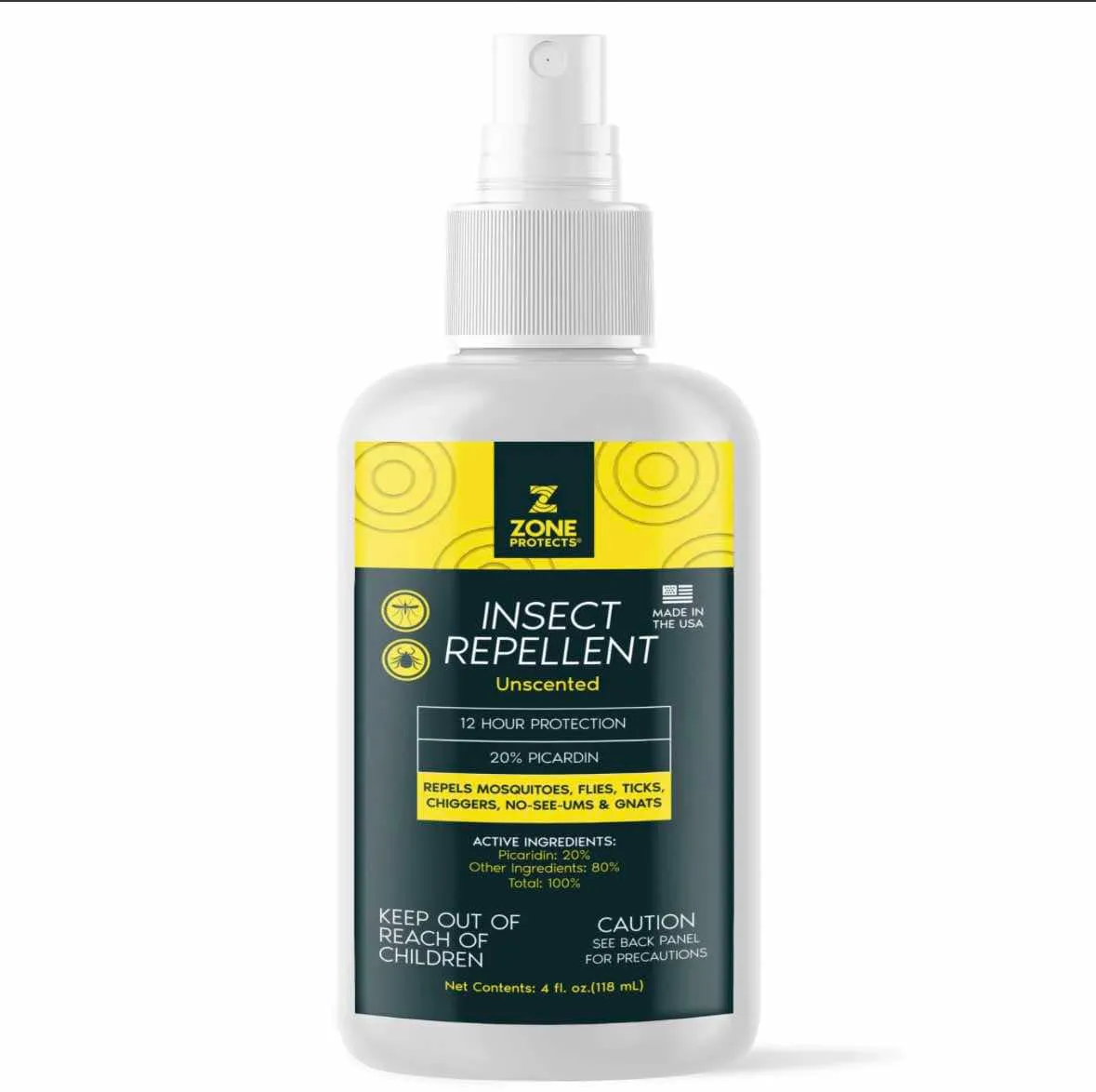 Zone Protects Unscented 4oz Mist Spray